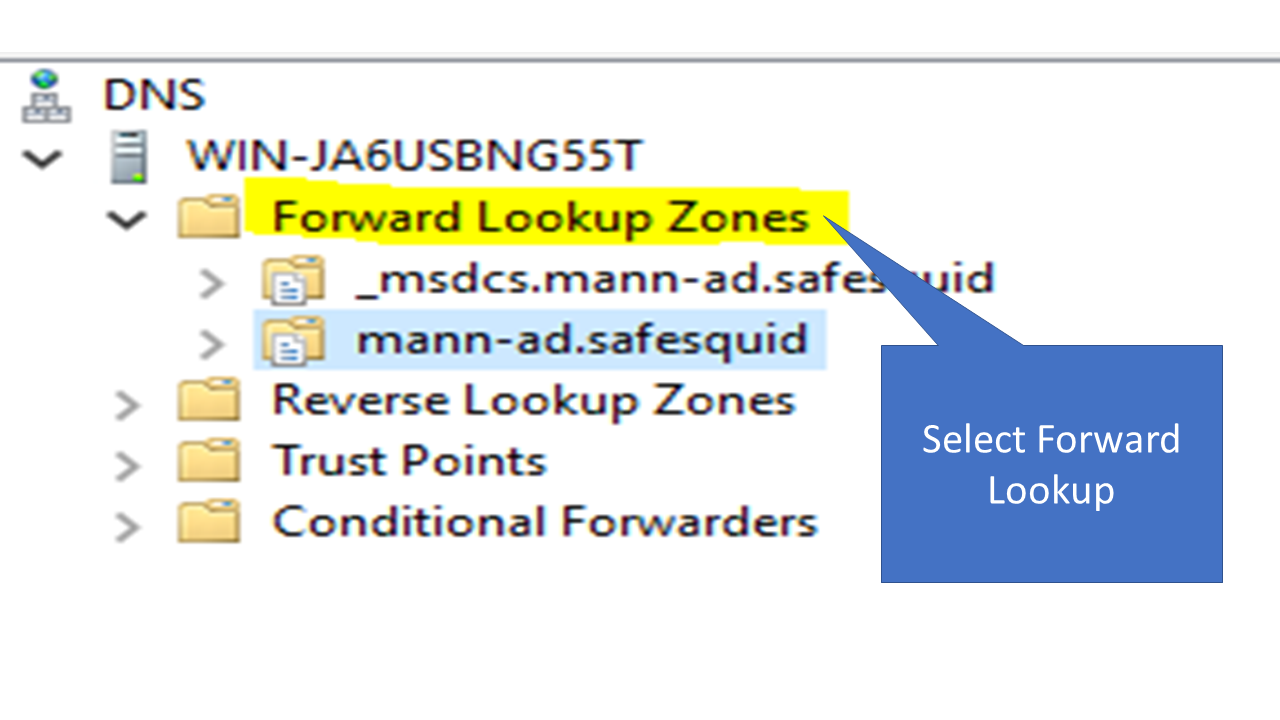 Select Forward lookup option for  Kerberos SSO Authentication Setup