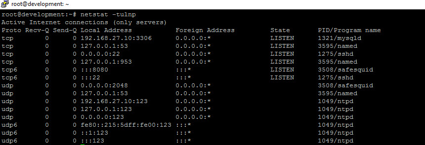 Check port 80 is free in proxy server by using netstat command