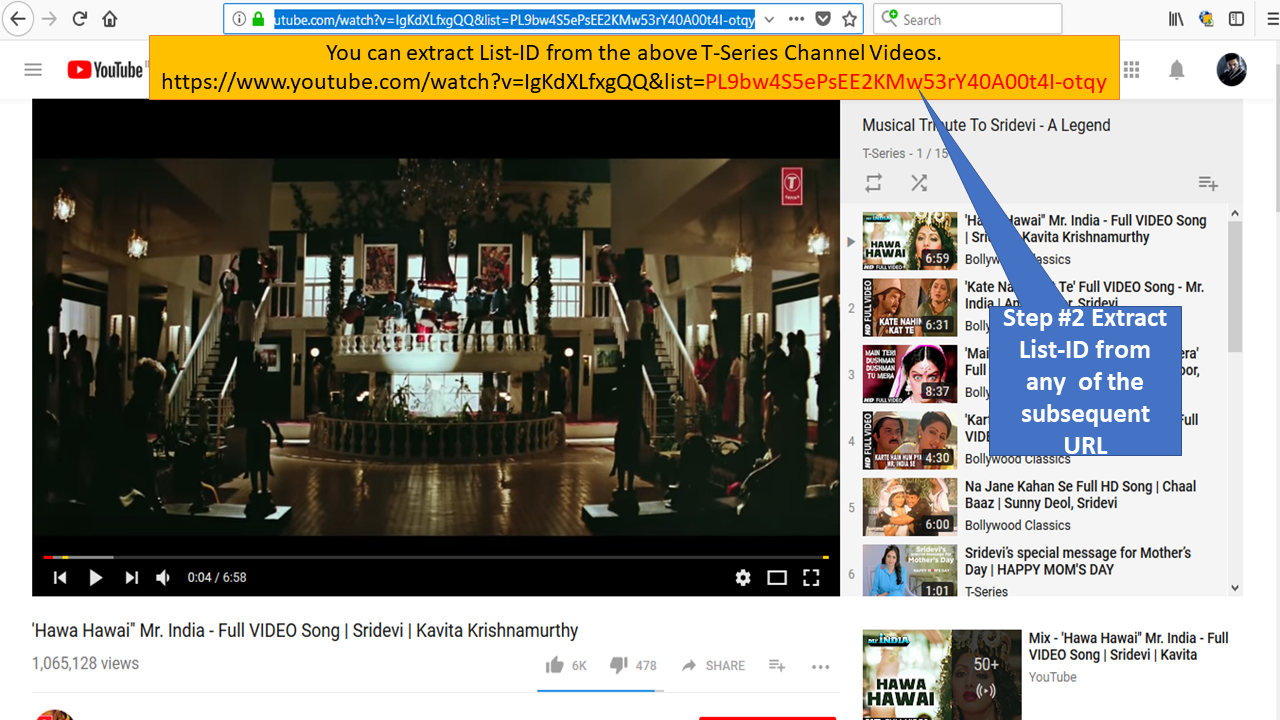 Extract List-ID from YouTube Channel  to block specific YouTube channel