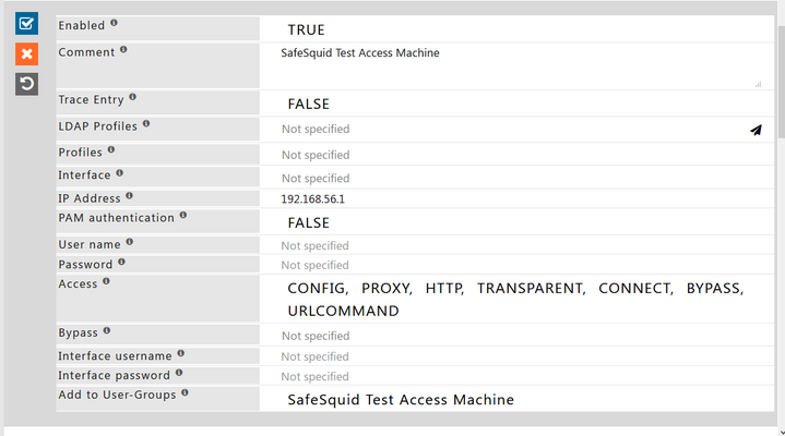 making the PAM authentication false and adding username and password in the username password field