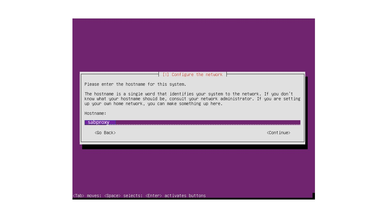 Setting up  the correct hostname of your gateway 