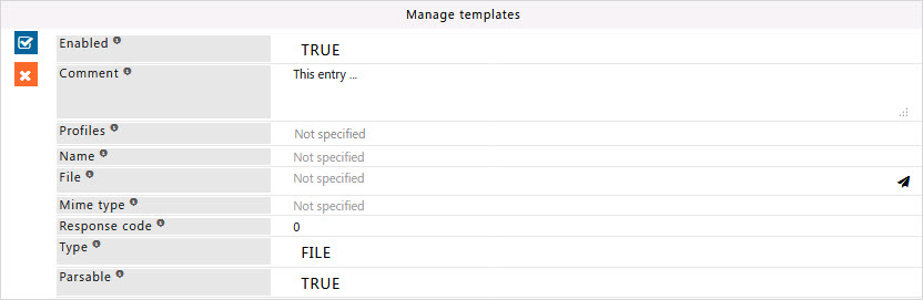 showing Manage Templates section in templates